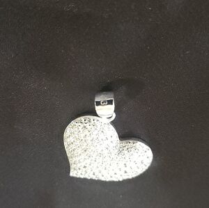 Elegant Silver Heart Pendant